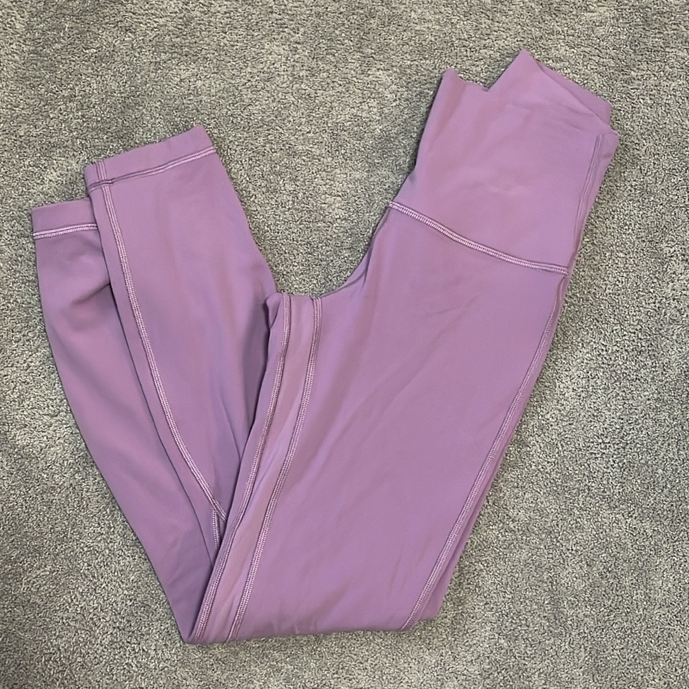 VGC Lululemon High Rise Align Leggings - Wisteria Purple - Size 2 - Picture 3 of 6